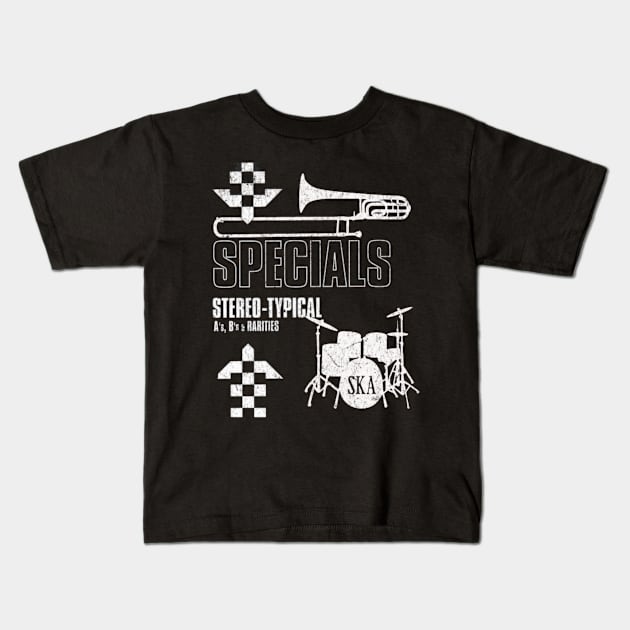 the specials black white vintage Kids T-Shirt by girls store